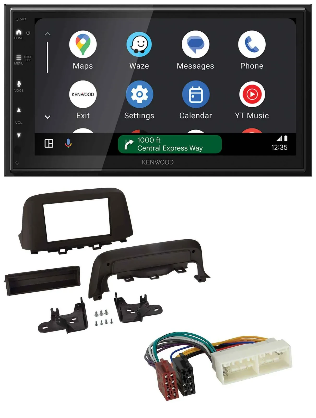 Kenwood DAB Bluetooth USB MP3 2DIN Autoradio für Hyundai Kona (ab 2018)