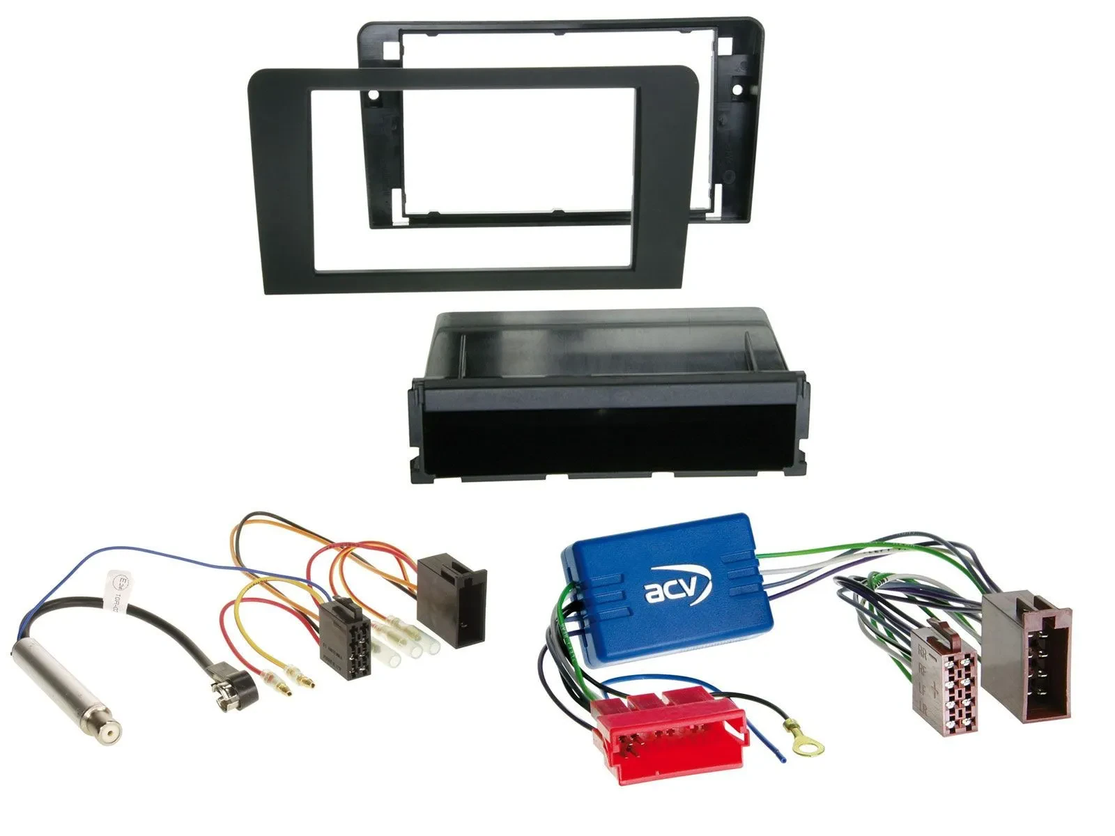 Radioeinbauset DIN Autoradio für Audi A3 03-06 8P Symphony Aktivsystem Mini ISO