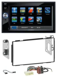 Blaupunkt SD Bluetooth 2DIN MP3 USB AUX Autoradio für Nissan Qashqai 2007-2013