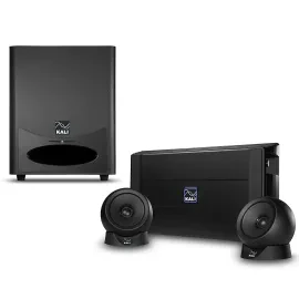 Kali Audio Ultra Nearfield 3-Way Monitor System &WS-6.2 Dual 6" Subwoofer Bundle