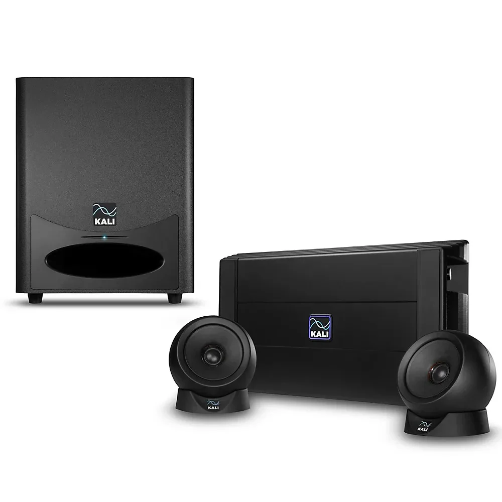 Kali Audio Ultra Nearfield 3-Way Monitor System &WS-6.2 Dual 6" Subwoofer Bundle