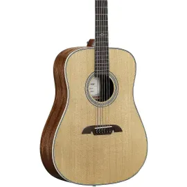 Alvarez AD60 Herringbone Dreadnought Acoustic Guitar  Natural