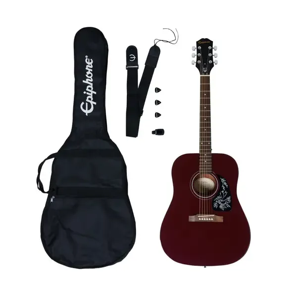 Акустическая гитара Epiphone Starling Acoustic Player Pack - Wine Red