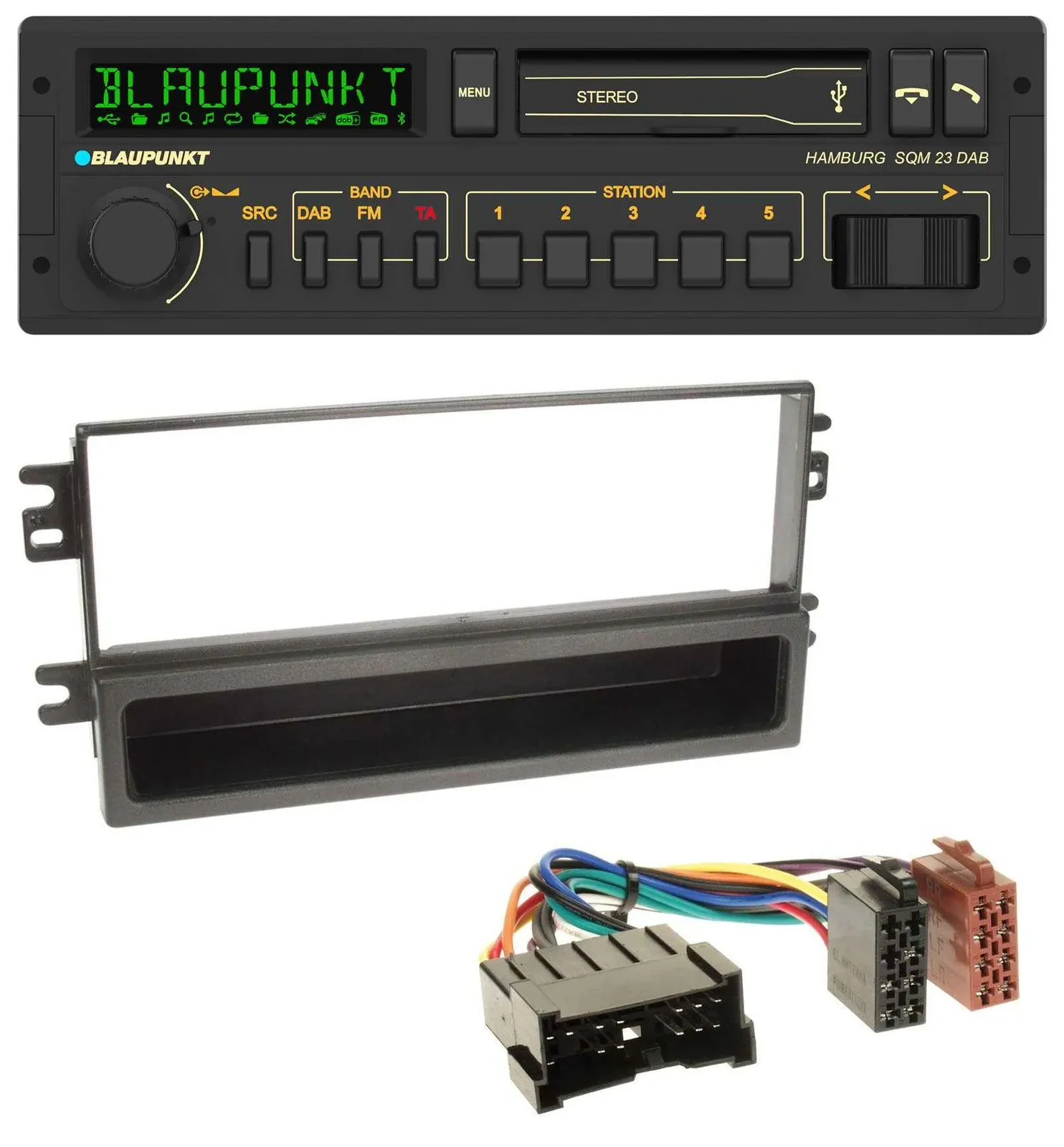 Blaupunkt USB DAB Bluetooth MP3 Autoradio für Kia Carnival 01-06 Carens ab 03
