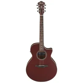 Ibanez Grand Auditorium 6-String Acoustic-Electric GuitarBurgundy Flat
