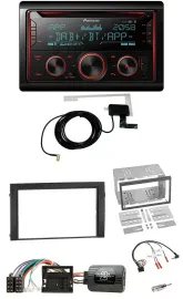 Автомагнитола Pioneer 2DIN, DAB, USB, CD, Bluetooth для Skoda Fabia 6Y (2004–2007)