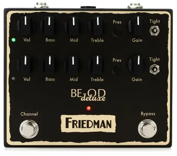 Педаль эффектов для электрогитары Friedman BE-OD Deluxe Dual Overdrive Pedal