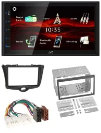 JVC USB Bluetooth MP3 DAB 2DIN Autoradio für Toyota Yaris (2003-2005)