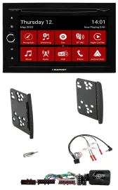 Blaupunkt 2DIN Lenkrad Bluetooth USB TMC DAB Navigation für Ford Focus Galaxy Mo