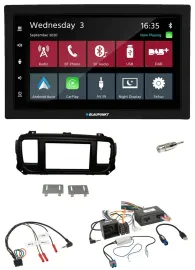 Blaupunkt 2DIN Lenkrad USB Bluetooth DAB Autoradio für Citroen Jumpy Spacetourer