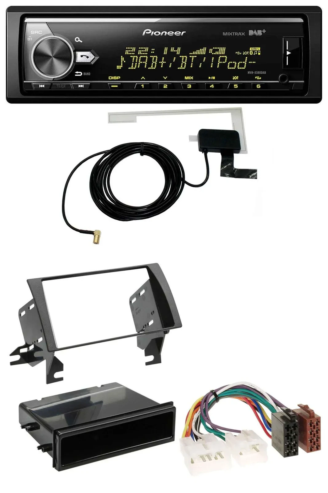 Pioneer Bluetooth DAB USB MP3 Autoradio für Toyota Camry (2002-2006)
