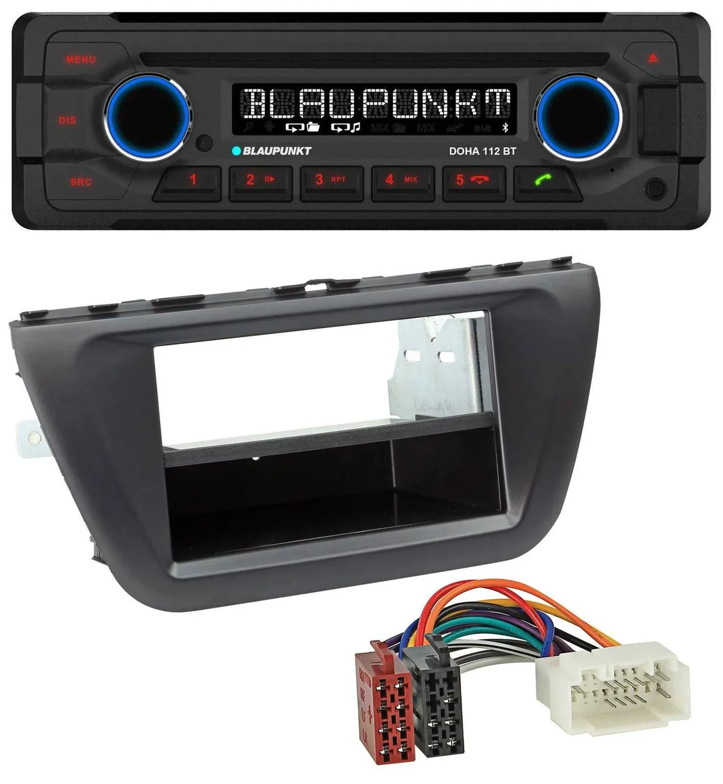 Blaupunkt AUX MP3 CD Bluetooth USB Autoradio für Suzuki SX4 S-Cross (JY ab 2013)