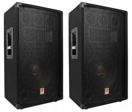 (2) Rockville RSG12.4 12” 3-Way 1000 Watt 4-Ohm Passive DJ/Pro Audio PA Speakers