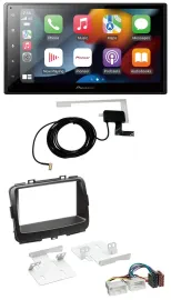 Pioneer MP3 USB Bluetooth DAB 2DIN Autoradio für Kia Carens 4 RP ab 2013