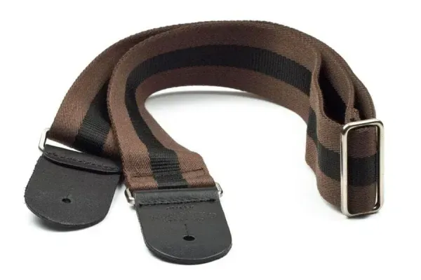 Ремень для гитары San Leandro CC-116 Classic Seatbelt Brown