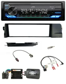 JVC Bluetooth DAB USB Lenkrad Autoradio für BMW 3er E46 Profi 2001-2007