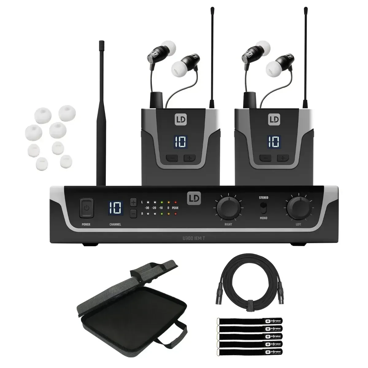 Система персонального мониторинга LD Systems LDSU3047IEMTWINUS-PK с аксессуарами