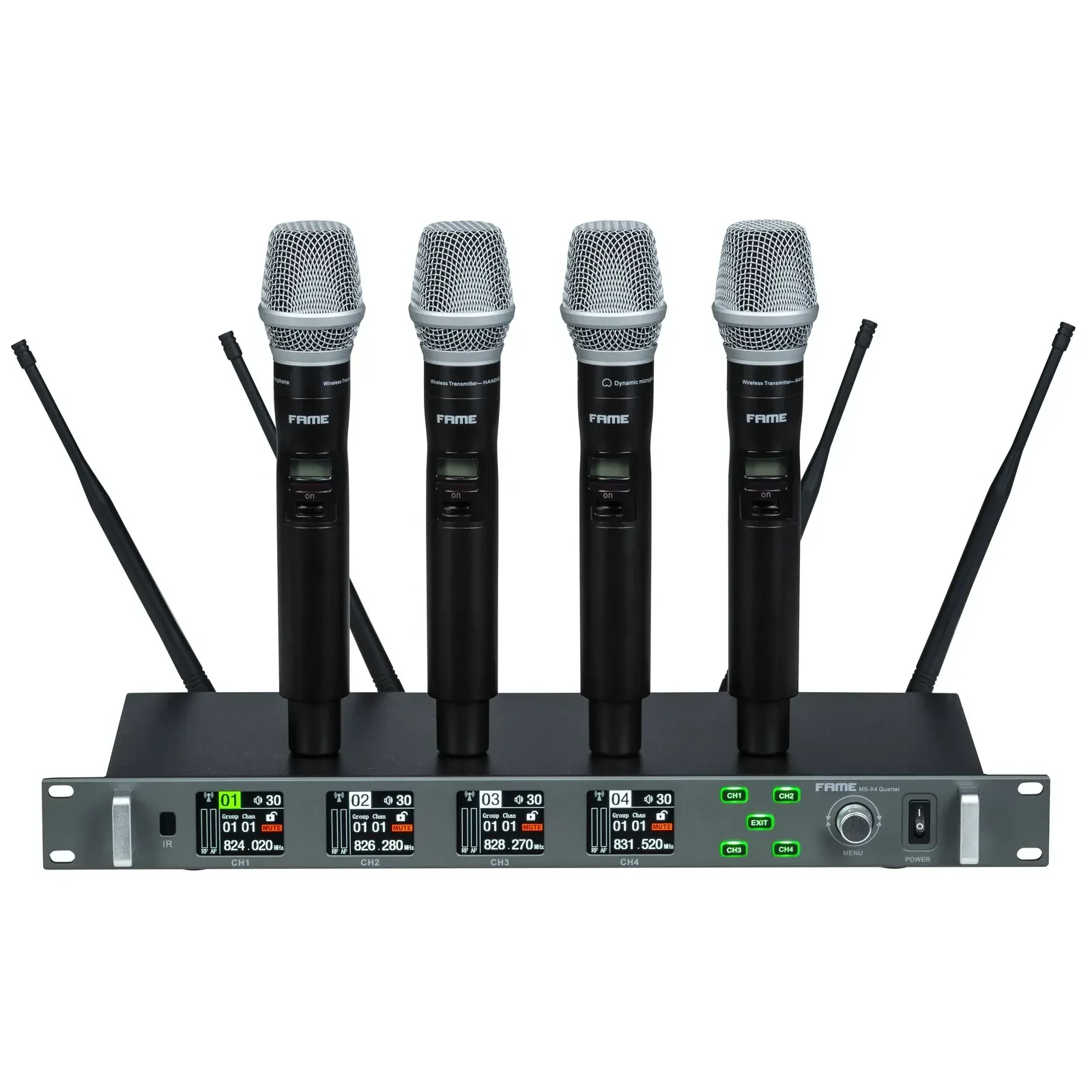 Микрофонная радиосистема Fame Audio MS-X4 Quartet MIC C