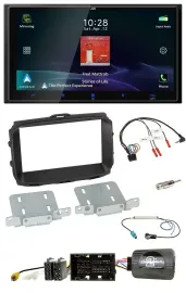 JVC USB Bluetooth 2DIN DAB Lenkrad Autoradio für Alfa Giulietta 2013-2021 940 Fa