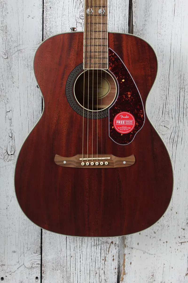 Fender Tim Armstrong Hellcat Concert Acoustic Electric Guitar Natural Satin
