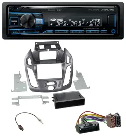 Alpine USB Bluetooth DAB MP3 Autoradio für Ford Transit Connect 12-18 Display Pe