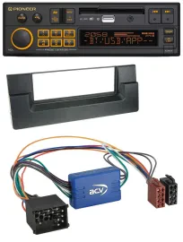 Pioneer DAB MP3 USB Bluetooth Autoradio für BMW 5er E39 X5 E53 Aktivsystem Rundp