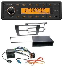 Continental 1DIN USB AUX MP3 Autoradio für Skoda Octavia II 2004-2013 Yeti ab 20