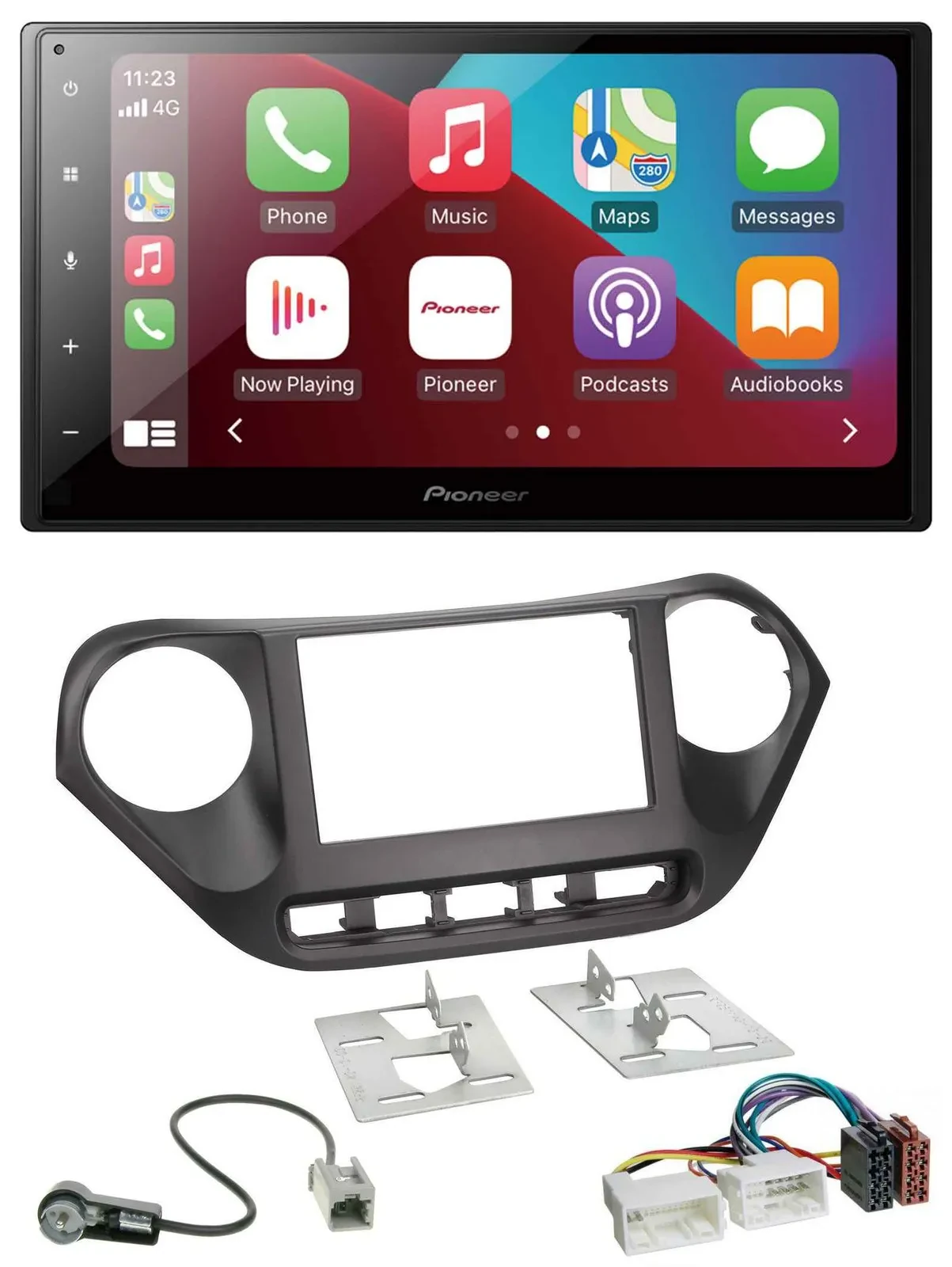 Автомагнитола для Hyundai i10 Pioneer 2DIN USB MP3 DAB Bluetooth (с 2013)