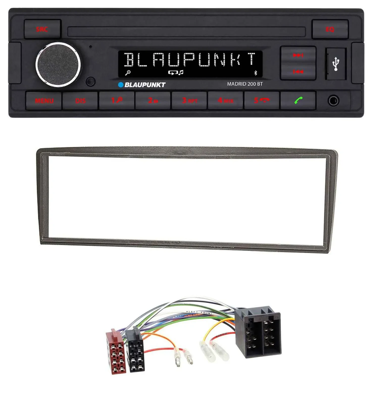 Blaupunkt USB AUX Bluetooth MP3 Autoradio für Alfa Romeo GTV (ab 2004)