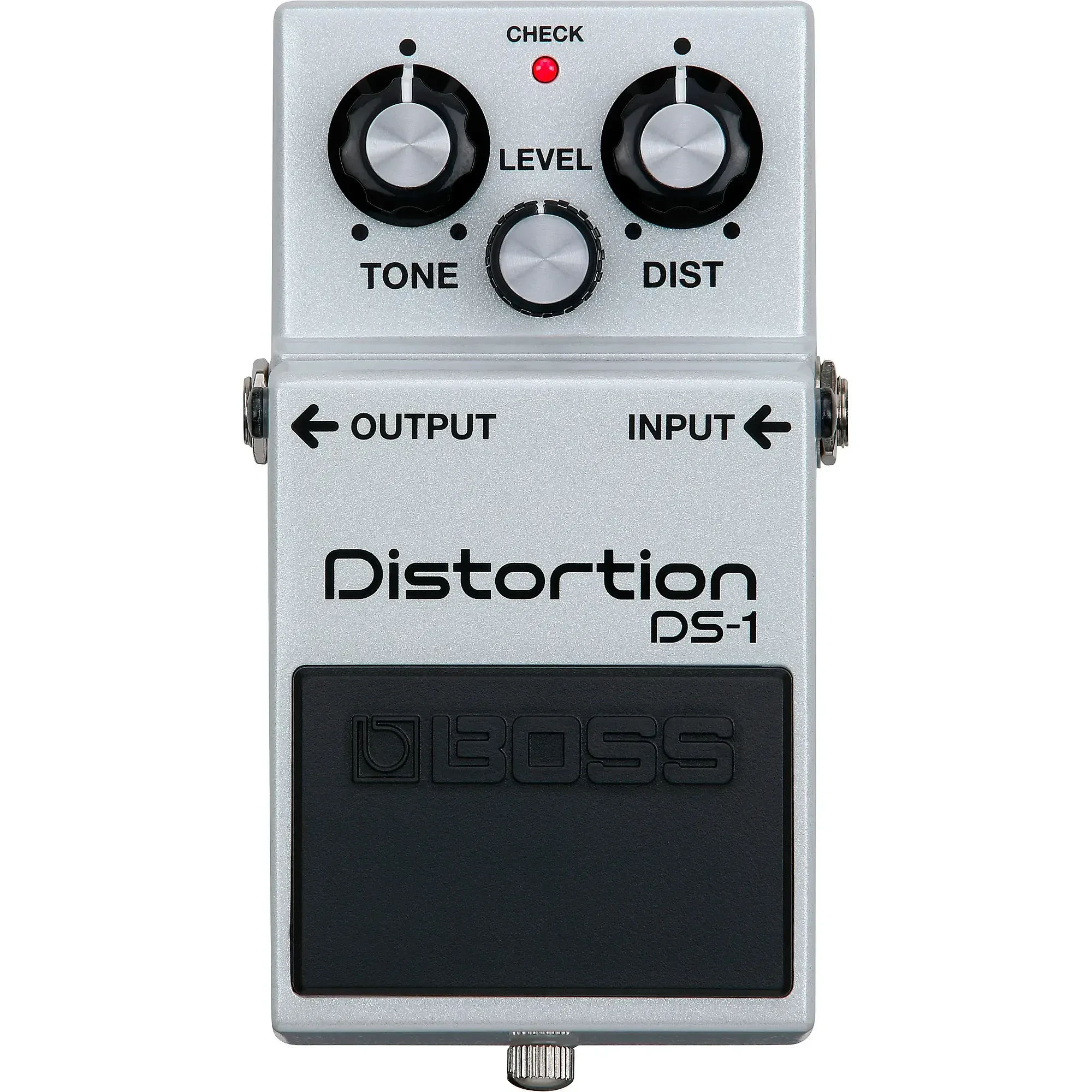 Педаль эффектов для электрогитары BOSS DS-1 Limited Edition Metallic White Distortion