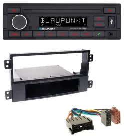 Автомагнитола для Hyundai Sonata NF 2002–2005 Blaupunkt DAB, MP3, Bluetooth, USB черная