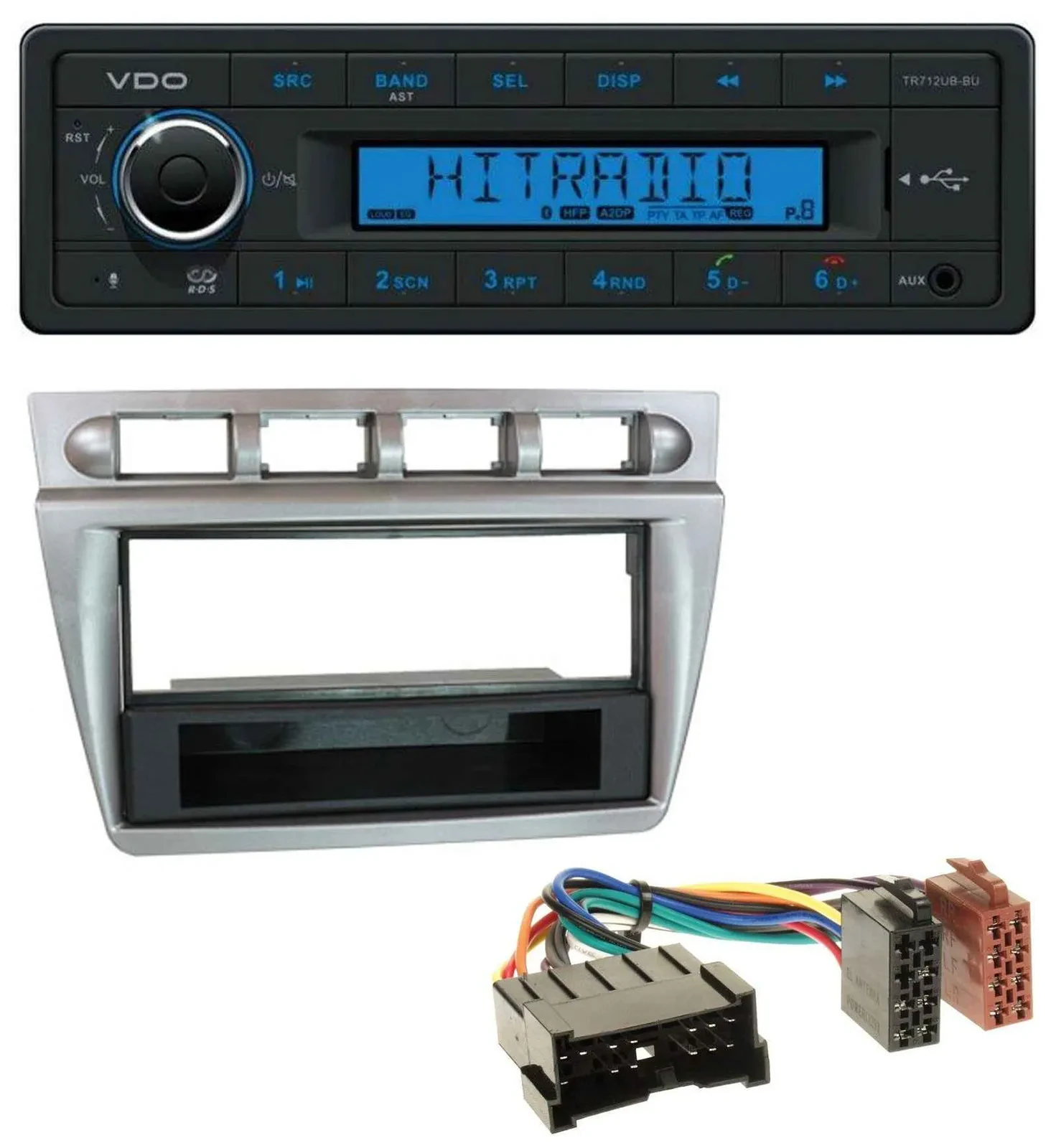 VDO Bluetooth AUX USB MP3 Autoradio für Kia Picanto (2004-2007)
