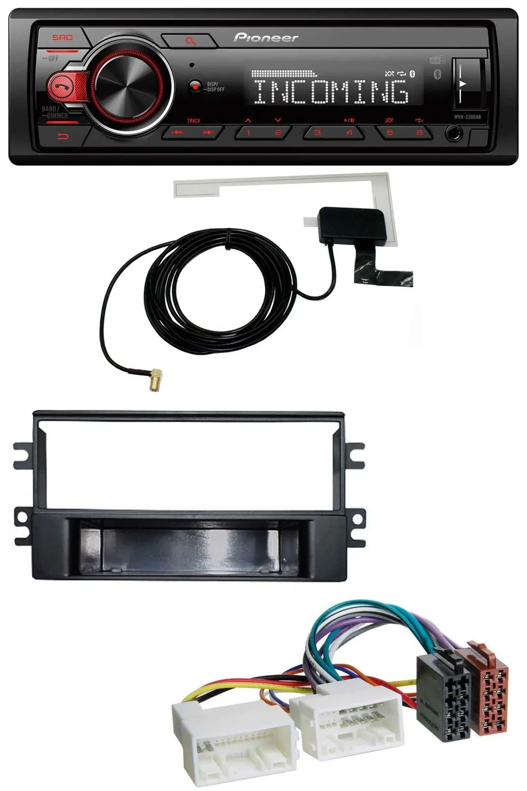 Pioneer USB MP3 DAB Bluetooth Autoradio für Kia Carens (ab 2007)