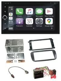 Blaupunkt 2DIN Bluetooth DAB USB DVD MP3 Autoradio für Ford S-Max Mondeo ab 2007