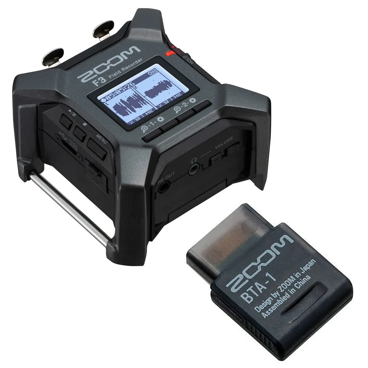 Рекордер Zoom F3 с Bluetooth-адаптером