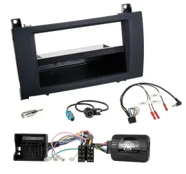 Einbauset Lenkradadapter DIN Autoradio für Mercedes SLK R171 2004-2011