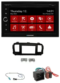 Blaupunkt MP3 DVD Bluetooth DAB 2DIN USB Autoradio für Citroen Jumpy Spacetourer