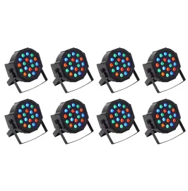 Светодиодный прибор Rockville RockPAR50 LED с чехлом (8 штук)