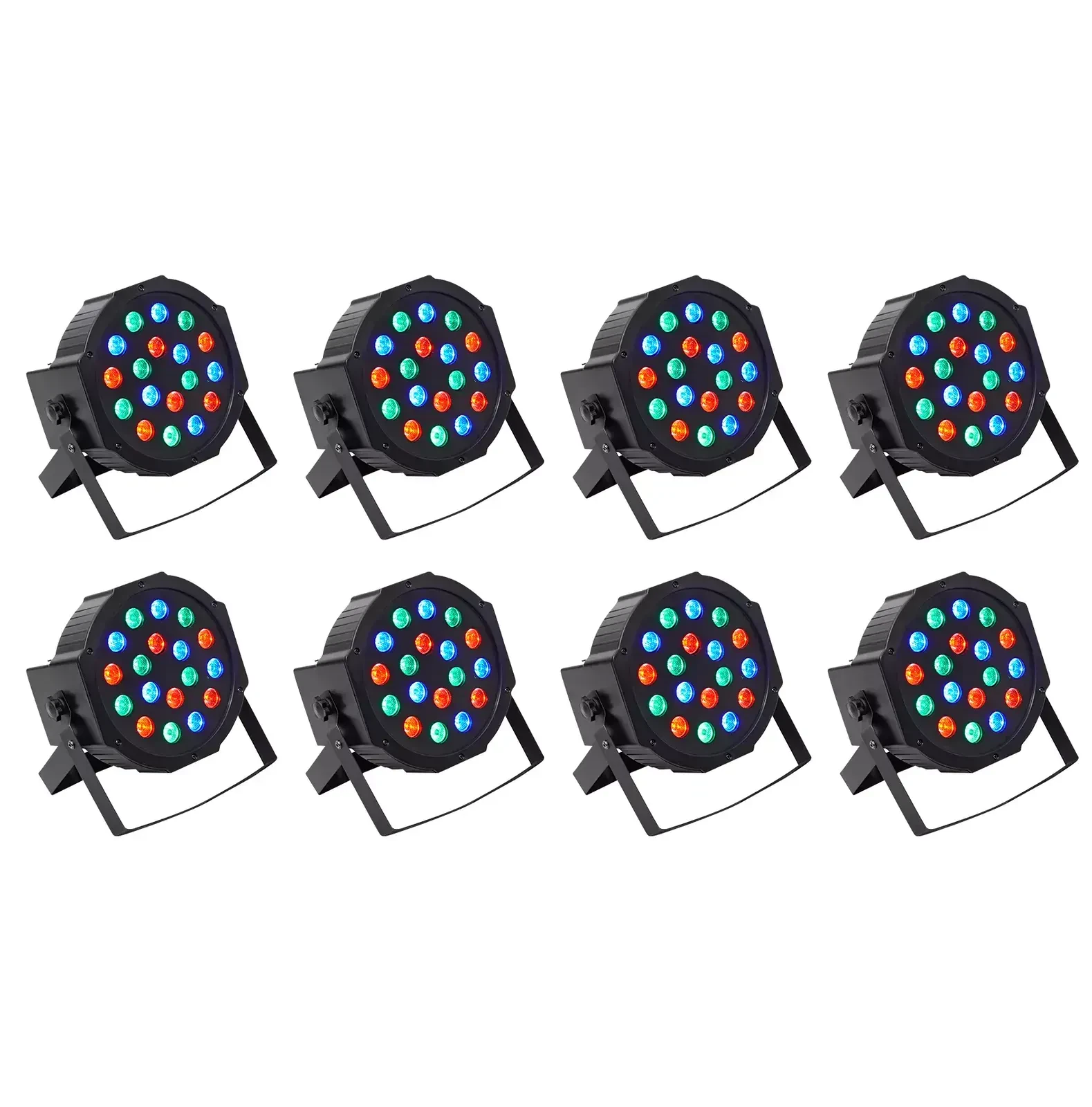 Светодиодный прибор Rockville RockPAR50 LED с чехлом (8 штук)