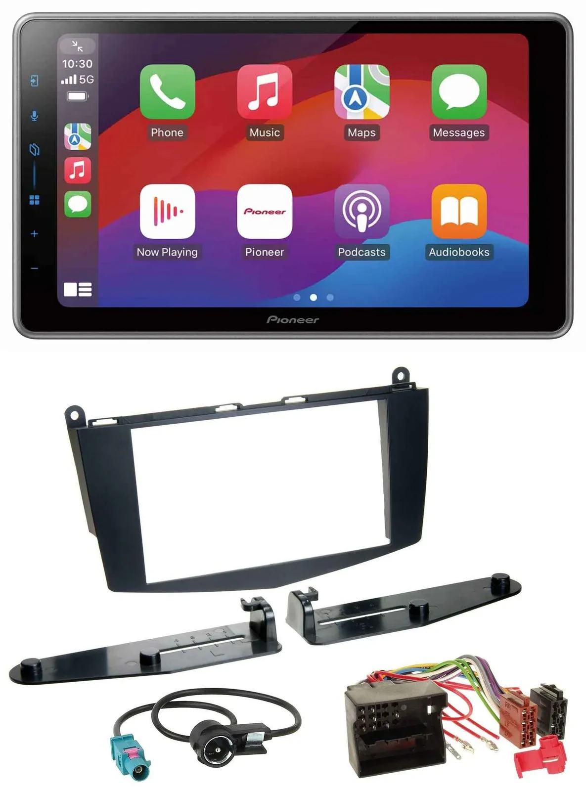 Автомагнитола для Mercedes C-Class 2007–2011 Pioneer 2DIN, MP3, USB, DAB, Bluetooth