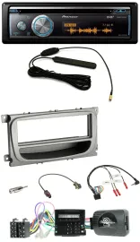 Pioneer CD USB Bluetooth DAB Lenkrad Autoradio für Ford Focus Galaxy C-Max Can a