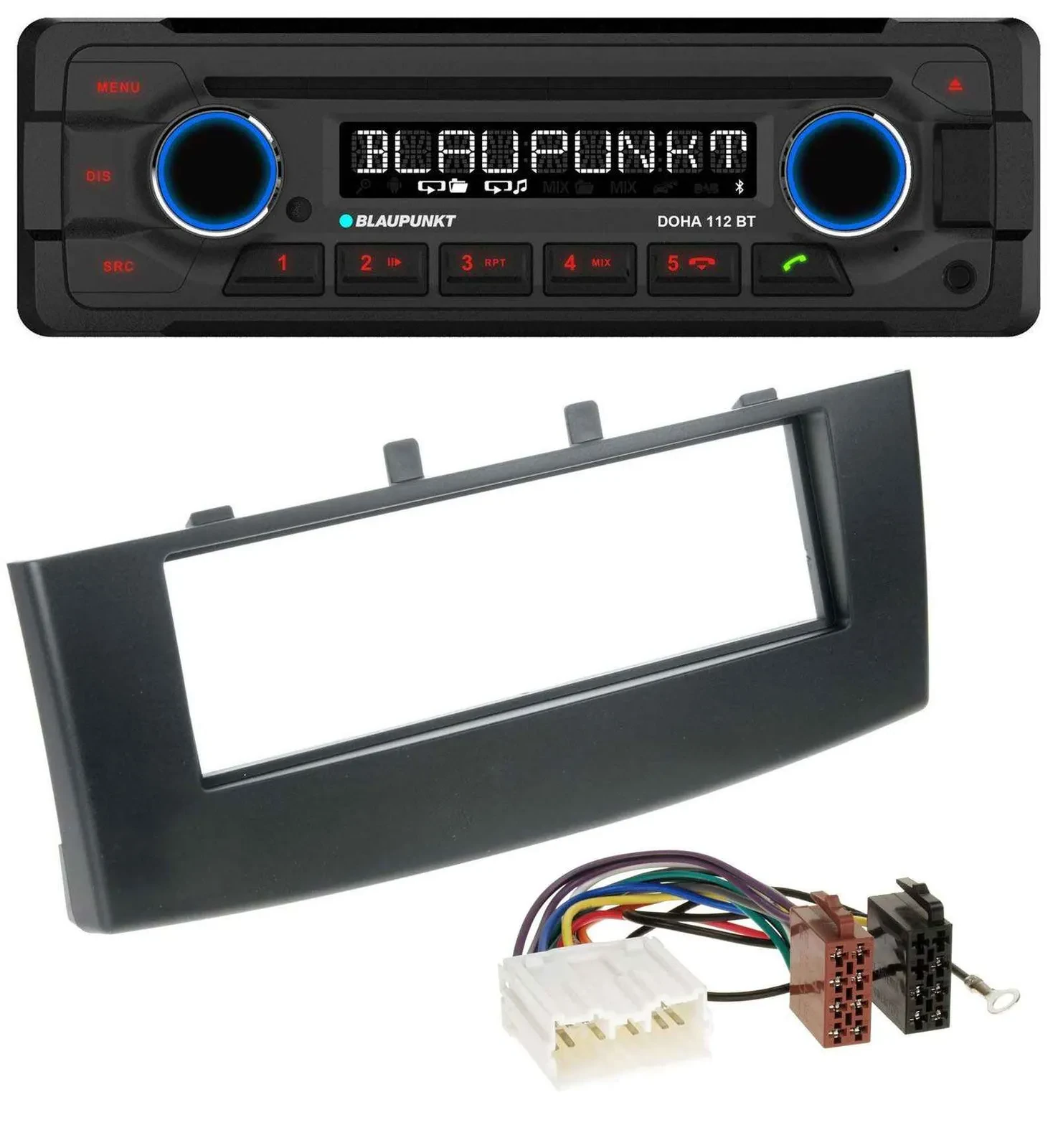 Blaupunkt AUX MP3 CD Bluetooth USB Autoradio für Mitsubishi Colt (ab 2009)