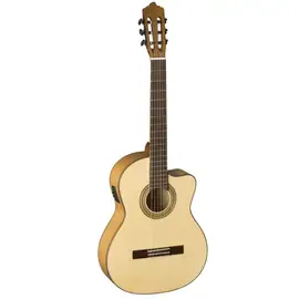 Классическая гитара с подключением La Mancha Perla Ambar S-CE