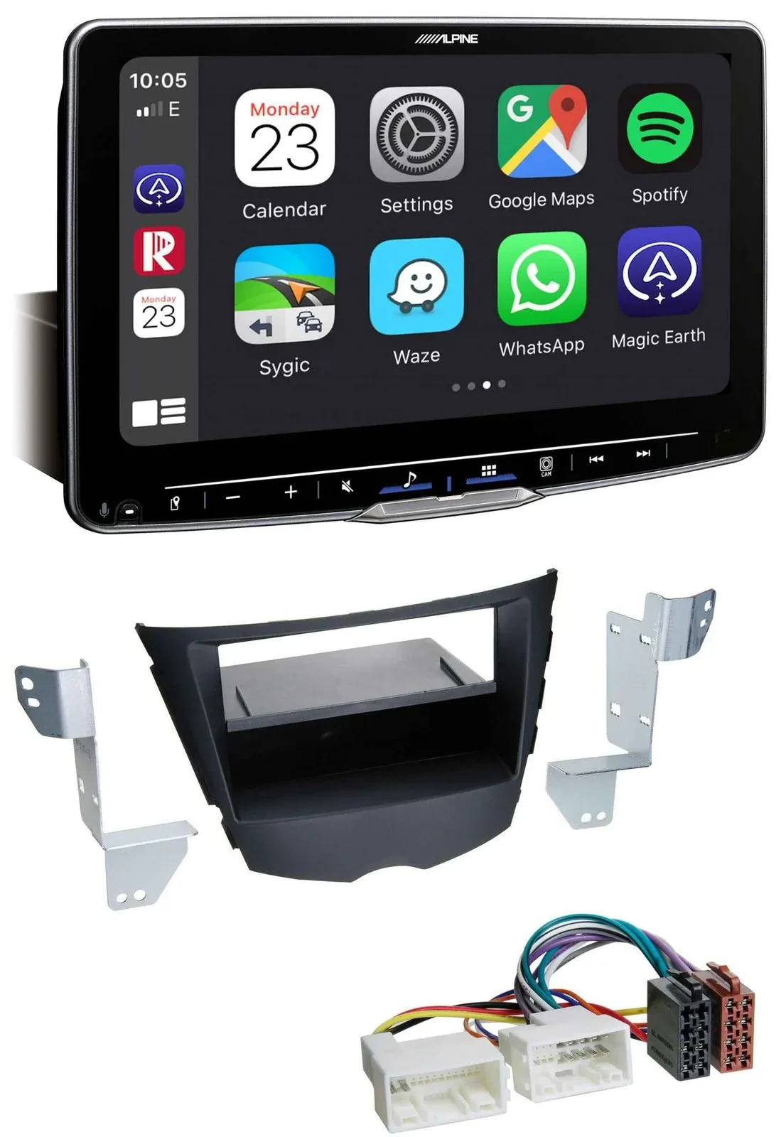 Alpine Bluetooth MP3 USB DAB Autoradio für Hyundai Veloster (ab 2011)