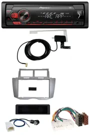 Автомагнитола для Toyota Yaris (2007–2011) Pioneer 1DIN, USB, DAB, MP3, AUX