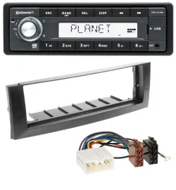 Continental USB MP3 AUX 1DIN Autoradio für Mitsubishi Colt (2004-2008)