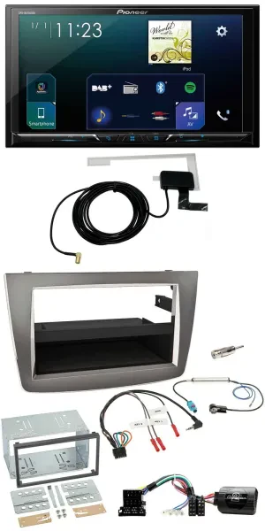 Pioneer 2DIN DAB USB Lenkrad Bluetooth Autoradio für Alfa Romeo Mito 2008-2014 s
