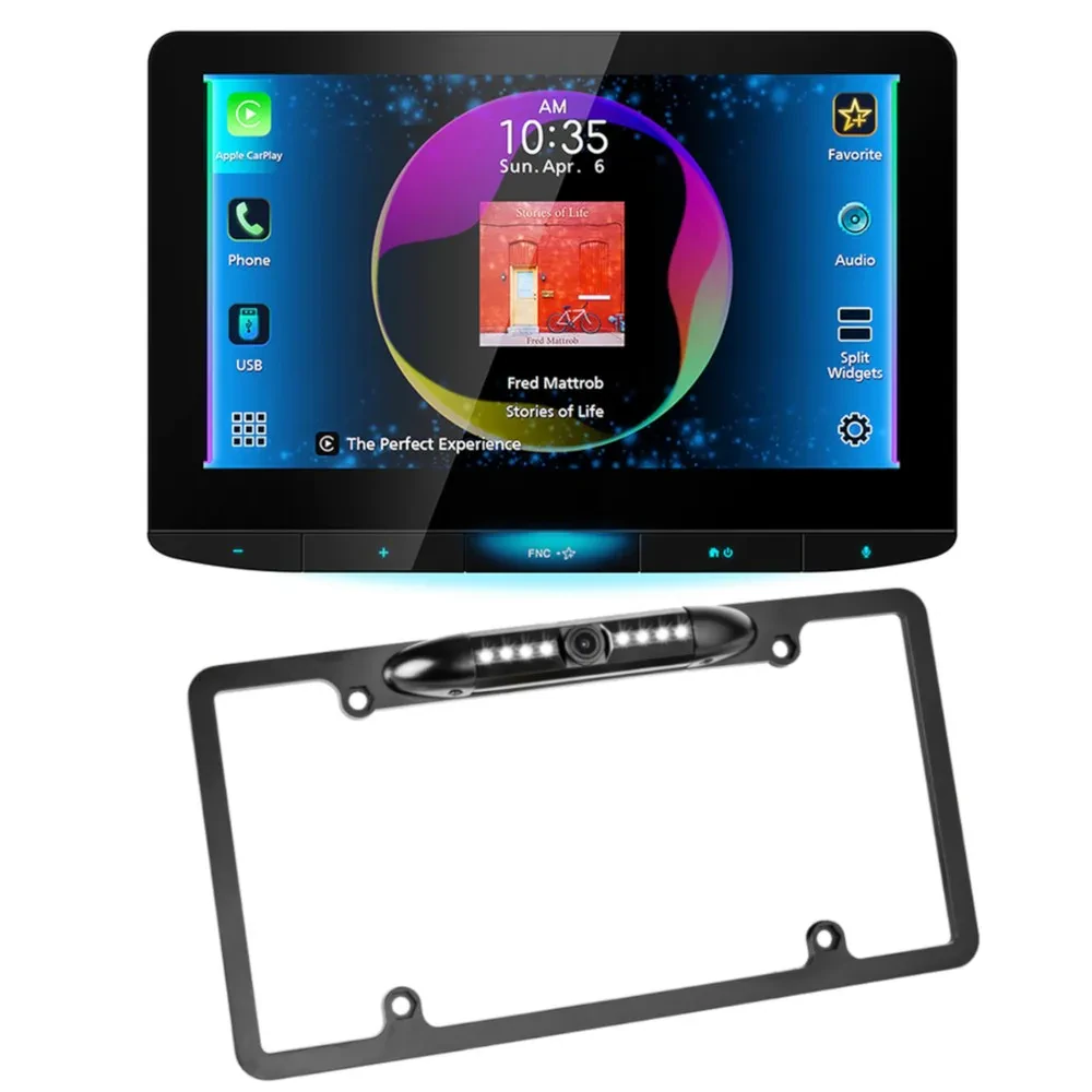 JVC KW-Z1001W Digital Media Receiver w/ 50% Off Belva BLPCAM2 Backup Cam