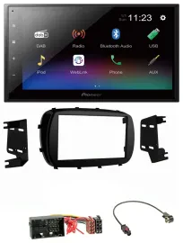Pioneer USB Bluetooth DAB 2DIN MP3 Autoradio für Fiat 500X (ab 2015)