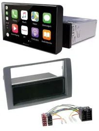 Pioneer Bluetooth MP3 DAB USB Autoradio für Fiat Idea (350, 03-11) - grau
